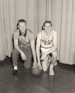 Coach Jack Curran and Jim Larranaga