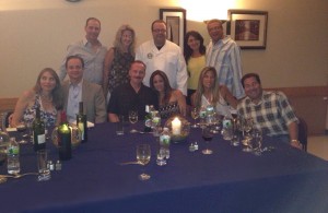 Anthony DiRusso '80 with friends and family at "Dinner by President"