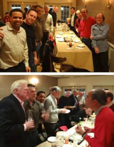 The Class of 1977 gathered at Dee's Restaurant in Forest Hills.