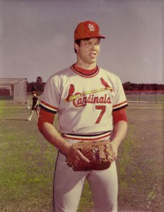 Ed Kurpiel '71 played with a minor league affiliate of the St. Louis Cardinals
