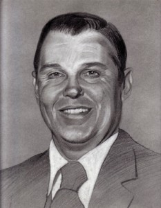 Joe Russo '62 in his Stanner Hall of Fame portrait.
