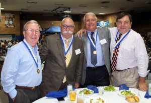 Class of 1965 Reunion Committee: Rich Calo, Vincent Marzullo, John DiSpaltro, and Glenn Gray.