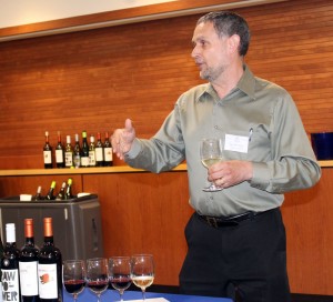 Jim Sheehan at last year's Wine Tasting event.