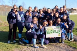 The Varsity softball team at the Mudville Tournament