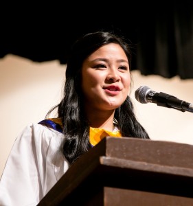 Salutatorian Shania Chua '16