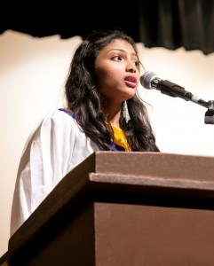 Valedictorian Shibangi Saha '16