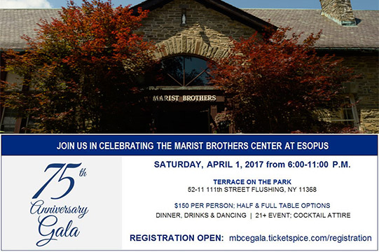 75th Anniversary Gala, Marist Brothers Center at Esopus